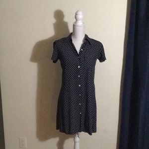 Ed Michaels Short Sleeved Button Down Dress
